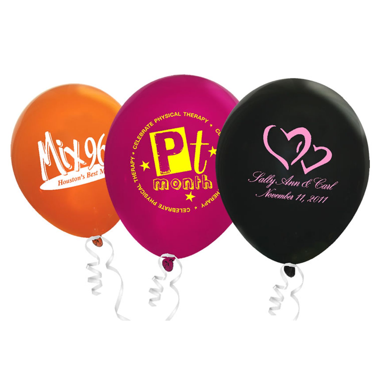 Latex Balloons 11 inch  100% Biodegradable - Crystal Colors